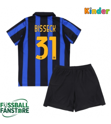 Inter Milan Yann Bisseck #31 Replik Heimtrikot Kinder 2026-27 Kurzarm (+ Kurze Hosen)